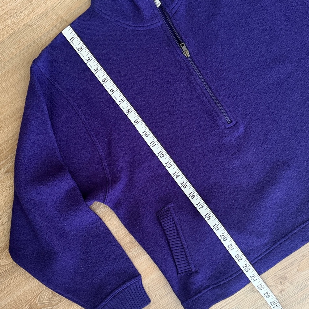 Vintage Patagonia boiled wool zip-neck pullover size M - Picture 5 of 6